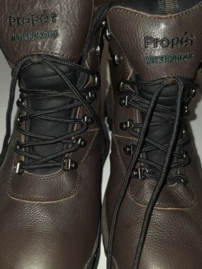 Propet Men's Brown and Black Waterproof Hiking Boots